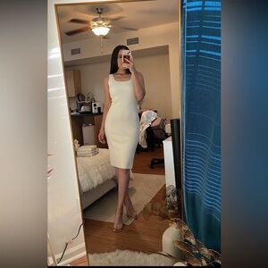White Sleeveless Dress